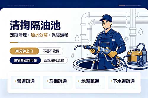 兴化清掏隔油池